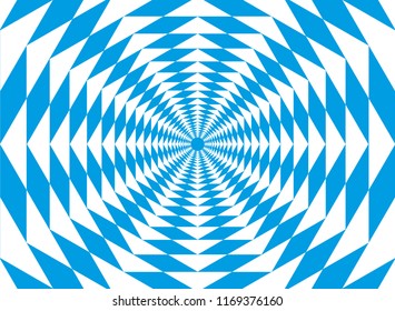 Abstract blue and white geometric background.