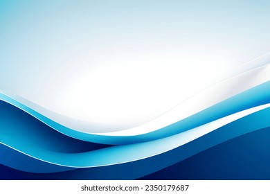 Abstract blue and white geometric background. Dynamic shapes composition. Vector illustration.