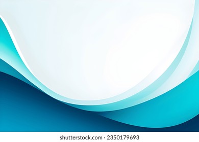 Abstrakter, blauer und weißer geometrischer Hintergrund. Dynamische Formen-Zusammensetzung. Vektorgrafik.