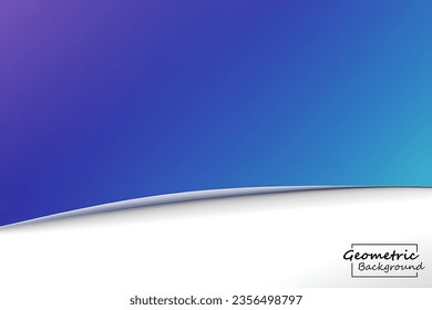 Abstract blue and white geometric background. Dynamic shapes composition. Vector illustration.