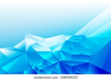 Resumen fondo de forma triángulo de poli geométrico azul