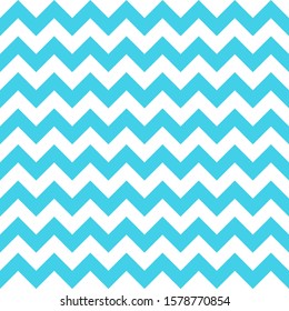Abstract blue white geometric zigzag texture. Vector illustration.