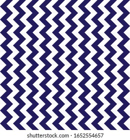 Abstract blue and white geometric zigzag texture. Vector illustration.
