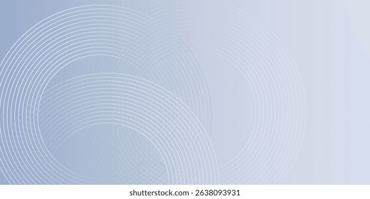 Abstract blue white gradient background texture, modern circle lines pattern with geometric elements, grey scene with dynamic curves. vector illustration