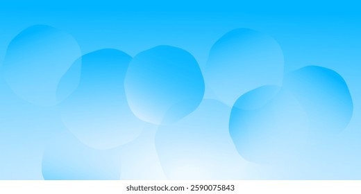 Abstract blue white gradient geometric background. Fluid shapes and colorful graphic design. EPS10