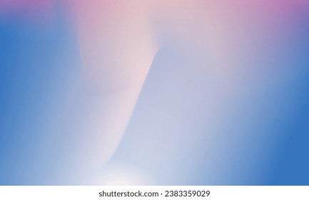 Abstract blue and white gradient with grain noise effect background