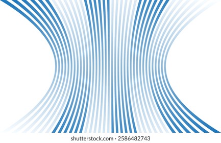 abstract blue white gradient squeeze line pattern can be used background.