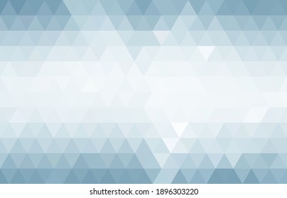 Abstract blue white and gray pattern background of triangles, vector design. Creative Design Templates.