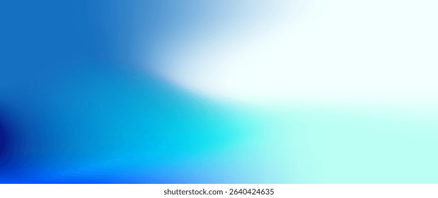 Abstract blue white and green gradient background with shining . Minimalist background for banner, poster, cover, brochure, flyer, website