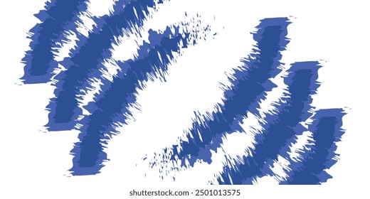 Abstractas fondo de grunge azul y blanco con estilo de semitono. Ilustración de trazo de pincel para Anuncio, póster o deportes.