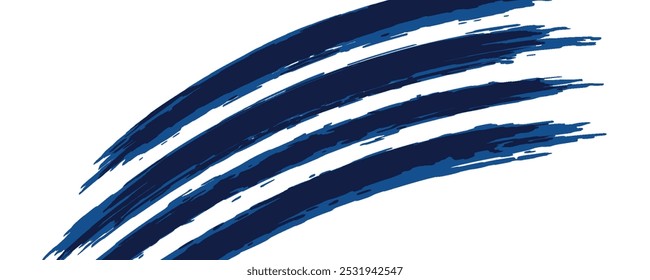 Abstractas fondo de grunge azul y blanco con estilo de semitono. Ilustración de trazo de pincel para Anuncio