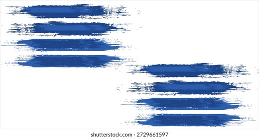 Abstractas fondo de grunge azul y blanco con estilo de semitono. Ilustración de trazo de pincel para Anuncio, póster o deportes.