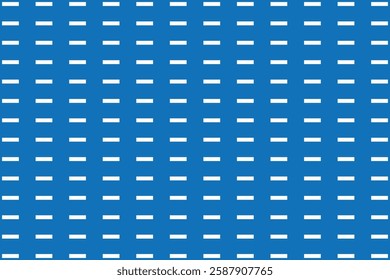 Abstract Blue and White Horizontal Line Pattern Background.