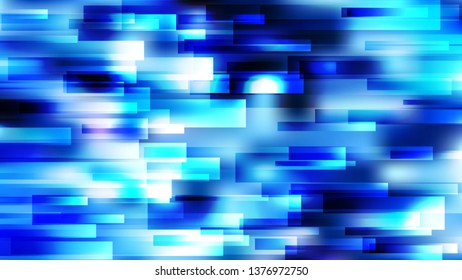 Abstract Blue and White Horizontal Lines Background Vector