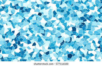 Abstract blue and white light polygonal mosaic background. Low poly vector illustration. Business design template for your web site or presentation