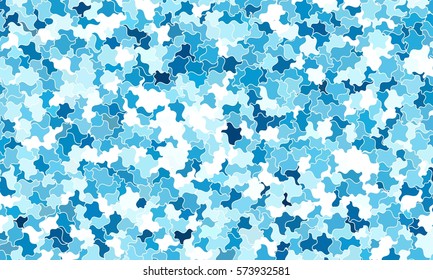 Abstract blue and white light waves mosaic background. Low poly vector illustration. Business design template for your web site or presentation