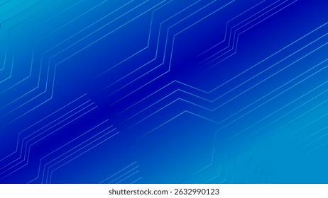 abstract blue white line technology background