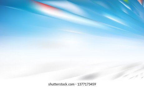 Abstract Blue and White Lines Stripes Background Vector Illustration
