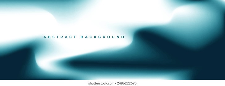Abstract blue and white liquid gradient creative background. Bright dark blue holographic banner. Blurred soft blend color gradation minimalist background. Vector illustration.