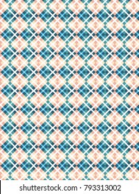 Abstract blue and white pattern plaid image, great for design projects and background