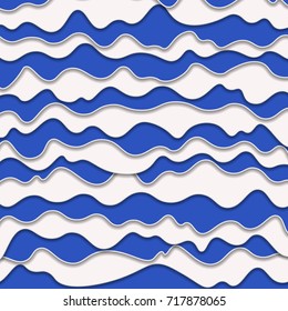 Abstract blue and white plastic background