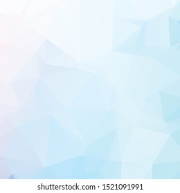 Abstract blue and white polygon texture background