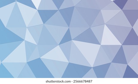 Abstract blue white polygonal background 