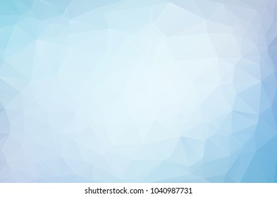 Abstract Blue White Polygonal Mosaic Background, Vector illustration, Creative Business Design Templates