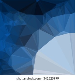 Abstract Blue White Polygonal Mosaic Background, Creative Business Design Templates. Illustration Vector EPS10