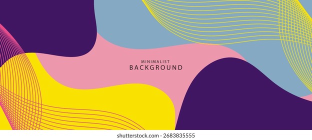 Abstrato azul, branco, vermelho, escuro, fundo gradiente de ouro com linhas brilhantes ondas. Plano de fundo minimalista para banner, cartaz, capa, folheto, folheto, site, Cena luz azul no fundo escuro.