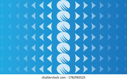 abstract blue and white seamless background with patterns.