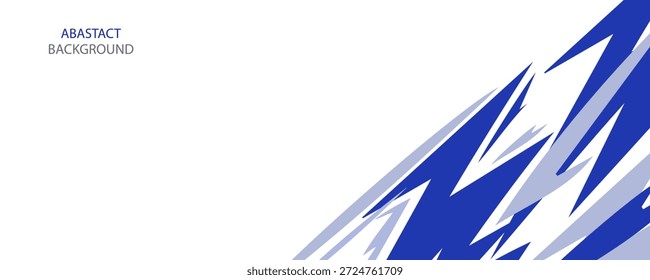 Vector geométrico agudo blanco azul Abstractas del fondo