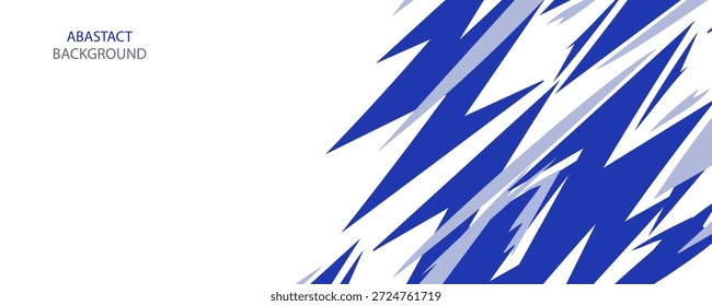 Vector geométrico agudo blanco azul Abstractas del fondo