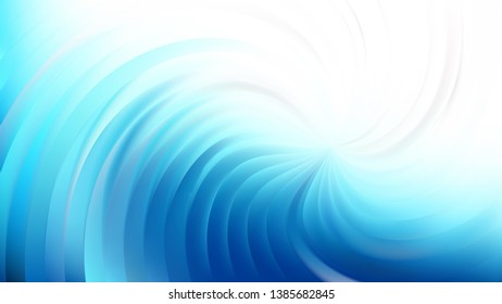 Abstract Blue and White Swirl Background