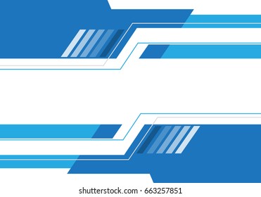 Abstract blue white technology design modern futuristic background vector illustration.