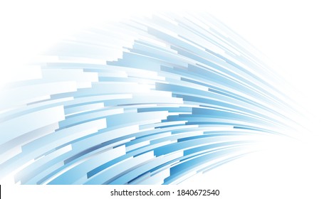 Abstract blue and white technology Hi-tech futuristic digital. High and Lines speed movement. Vector illustration