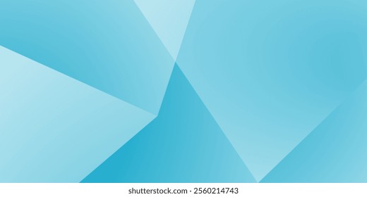 Abstract Blue and white triangle shape vector background for corporate concept, template, poster, brochure, website, flyer design. Vector illustration	