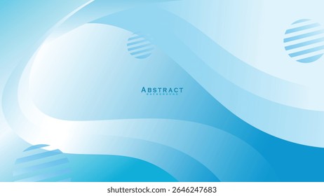 Abstract blue and white vector background, Design for prints, posters, cards, etc. Vector.	
