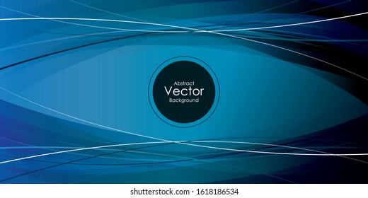 Abstract blue and white wave background Illustrations for template