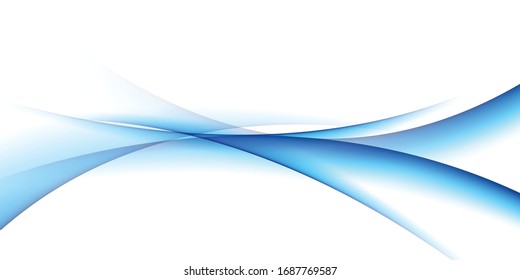 Abstract blue and white wave background Illustrations for templates 