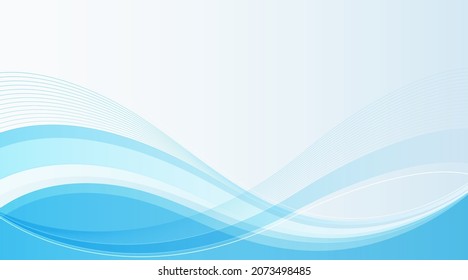 Abstract Blue White Wave Background Modern Stock Vector (Royalty Free ...