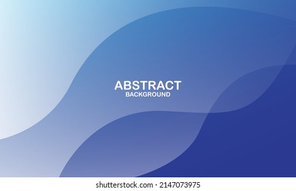 Abstract blue and white wave background. Dynamic shapes composition. Eps10 vector	