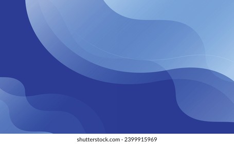 Abstract blue and white wave background.  Dynamic shapes composition. Futuristic design posters. Eps10 vector