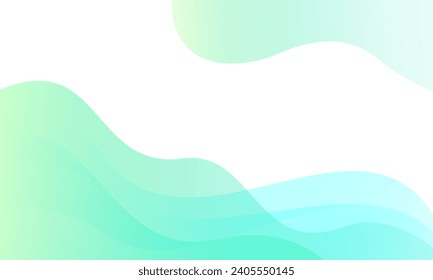 Abstract blue and white wave background. Vector illustration