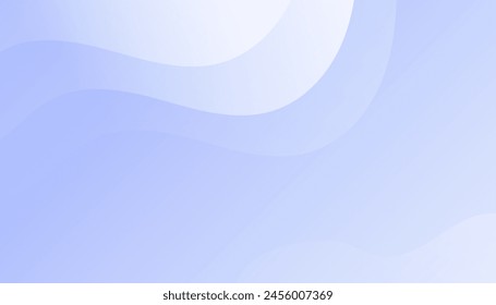 Abstract blue and white wave background. Fluid shapes composition. Applicable for gift card, Poster on wall poster template, EPS 10