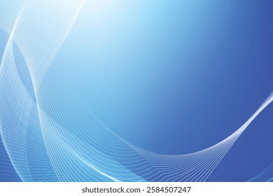 Abstract blue and white wave background Illustrations for templates - Partners