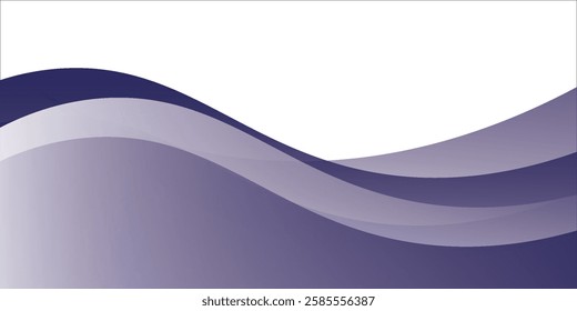 Abstract Blue and white wave background 