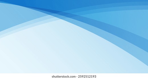 Abstract blue and white wave background Illustrations modern simply art