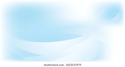 Abstract blue and white wave background Illustrations for templates. vector illustration