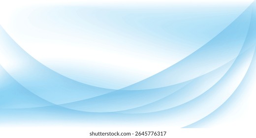 Abstract blue and white wave background Illustrations for templates 